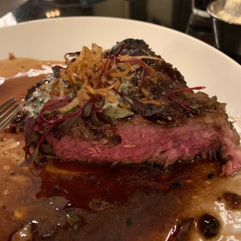Prime 115 - This savory sauce, served with ribeye, is made with a Demi-glace, which makes this steak amazing!! Soooo good! - Steakhouses Near Me - Waxahachie, Texas Prime 115 - This savory sauce, served with ribeye, is made with a Demi-glace, which makes this steak amazing!! Soooo good! - Steakhouses Near Me - Waxahachie, Texas