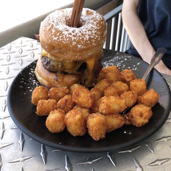 Mad Beach Craft Brewing - Jelly donut burger is a one-way ticket to baby's first heart attack! - Breweries Near Me - Madeira Beach, Florida Mad Beach Craft Brewing - Jelly donut burger is a one-way ticket to baby's first heart attack! - Breweries Near Me - Madeira Beach, Florida