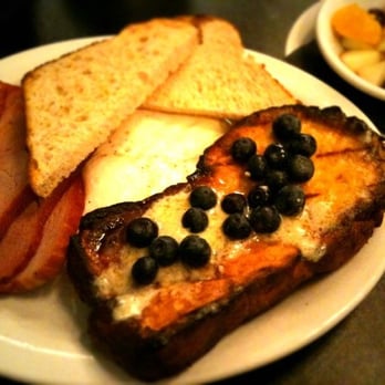 24 Diner - RIP French toast. Pictured here is the French toast as part of the breakfast platter. - Diners Near Me - Austin, Texas 24 Diner - RIP French toast. Pictured here is the French toast as part of the breakfast platter. - Diners Near Me - Austin, Texas