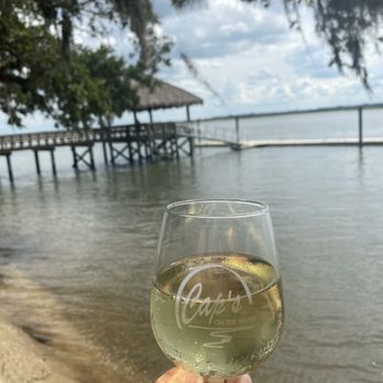 Caps On The Water - Glass of wine - Seafood Near Me - St Augustine, Florida Caps On The Water - Glass of wine - Seafood Near Me - St Augustine, Florida