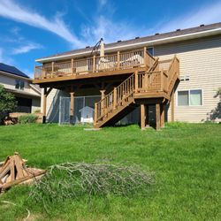 AL's Handyman & Construction Services - New deck with landing
