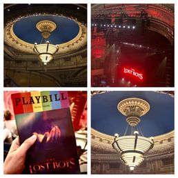 Overhead Chandelier Centerpiece + Playbill in My Hand Overhead Chandelier Centerpiece + Playbill in My Hand
