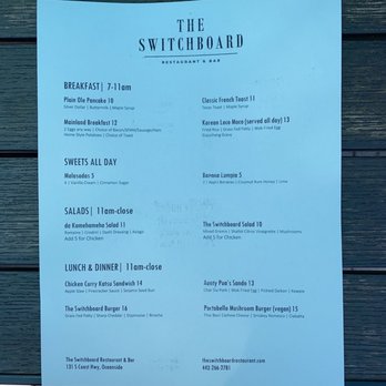 The Switchboard - Hawaiian Near Me - Oceanside, California