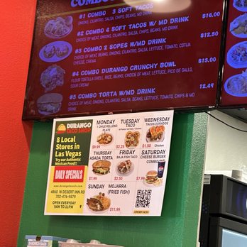 Durango Taco Shop - Daily specials - Mexican Near Me - Las Vegas, Nevada Durango Taco Shop - Daily specials - Mexican Near Me - Las Vegas, Nevada