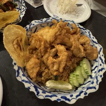 Rua Thai Restaurant - Basil Fried Rice with crispy chicken - Thai Near Me - Brooklyn, New York
