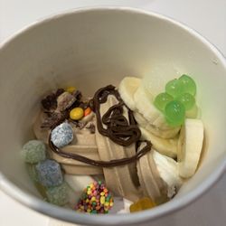 Yogurt with toppings!