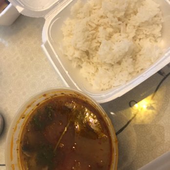 Sirinna’s Thai Kitchen - Tom Yum Soup with rice - Thai Near Me - Summerville, South Carolina Sirinna’s Thai Kitchen - Tom Yum Soup with rice - Thai Near Me - Summerville, South Carolina