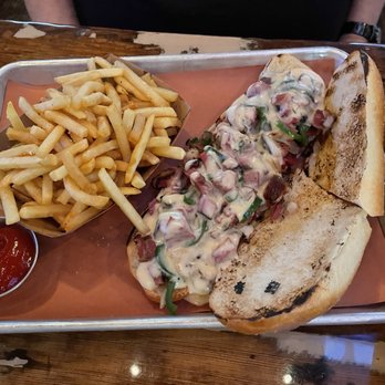 Hudson Hall - Pastrami Cheesesteak - Beer Bar Near Me - Jersey City, New Jersey Hudson Hall - Pastrami Cheesesteak - Beer Bar Near Me - Jersey City, New Jersey
