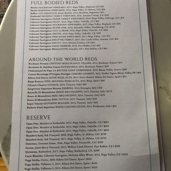 Republik Coffee - Wine bottle list at night - Coffee & Tea Near Me - Pasadena, California