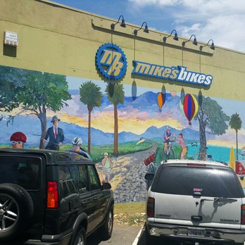 Downtown Willow Glen - Cool mural on the side of Mike's Bikes - Shopping Centers Near Me - San Jose, California Downtown Willow Glen - Cool mural on the side of Mike's Bikes - Shopping Centers Near Me - San Jose, California