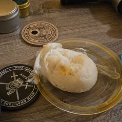 Rahama Restaurant & Catering - Rice ball given as a substitute for fufu.