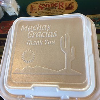 Pepe's - 1/28/17. Saturday. Takeout box! - Mexican Near Me - Haughton, Louisiana