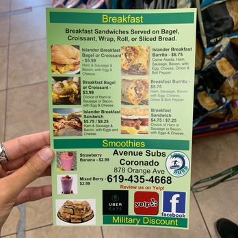 Avenue Subs - Sandwiches Near Me - Coronado, California Avenue Subs - Sandwiches Near Me - Coronado, California