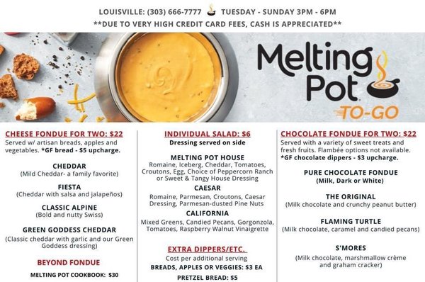Menu photo 7 The Melting Pot Louisville, CO