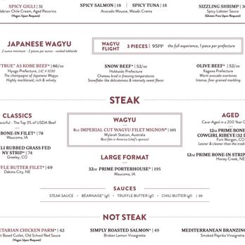Catch Steak - Even the manager agreed that the menu is misleading. Then fix it! - Steakhouses Near Me - Aspen, Colorado Catch Steak - Even the manager agreed that the menu is misleading. Then fix it! - Steakhouses Near Me - Aspen, Colorado