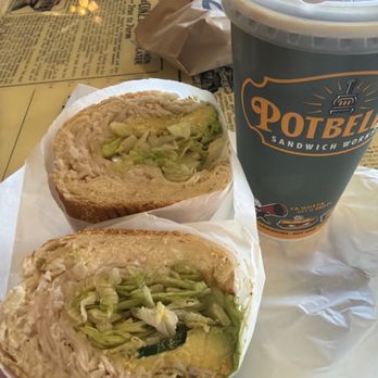 Potbelly Sandwich Shop - Avo Turkey and drink - Sandwiches Near Me - Austin, Texas