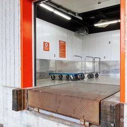 Public Storage - Loading dock with moving dollies