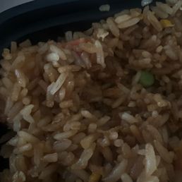 Fried rice dry