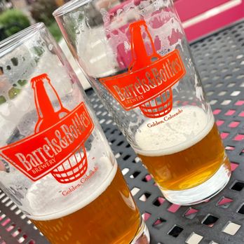 Barrels & Bottles Brewery - two glasses of beer - Wine Bars Near Me - Golden, Colorado Barrels & Bottles Brewery - two glasses of beer - Wine Bars Near Me - Golden, Colorado