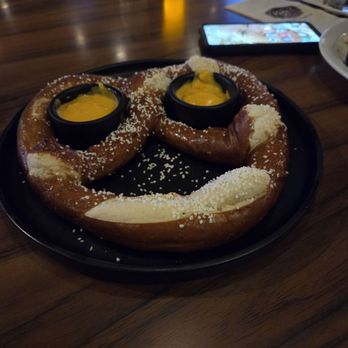 Keno's Restaurant Anaheim Hills - Seasonal pretzel with beer cheese and mustard. - American Near Me - Anaheim, California Keno's Restaurant Anaheim Hills - Seasonal pretzel with beer cheese and mustard. - American Near Me - Anaheim, California