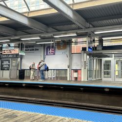 CTA - Clark/Lake - At the Brown platform,