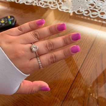 LA Nails & Spa - Dip powder nails (left hand) - Nail Salons Near Me - Villa Park, Illinois LA Nails & Spa - Dip powder nails (left hand) - Nail Salons Near Me - Villa Park, Illinois