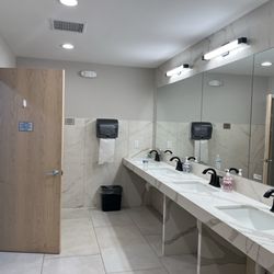 Islamic Center of North Phoenix - Sinks and individual stalls with doors