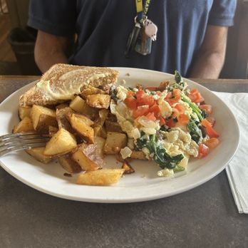 Hob-Nob Restaurant & Lounge - Hubs breakfast veggie scramble. - Breakfast & Brunch Near Me - Tacoma, Washington Hob-Nob Restaurant & Lounge - Hubs breakfast veggie scramble. - Breakfast & Brunch Near Me - Tacoma, Washington