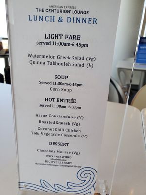 Menu photo 3 The Centurion Lounge Miami, FL Menu photo 3 The Centurion Lounge Miami, FL