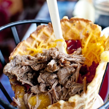 The Lighthouse Grill - The bacon and brisket cone. - American Near Me - Trinidad, California