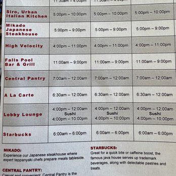 Orlando World Center Marriott - List of dining options and hours. - Hotels Near Me - Orlando, Florida Orlando World Center Marriott - List of dining options and hours. - Hotels Near Me - Orlando, Florida