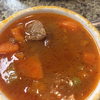 Beirut Restaurant - Lamb soup, a cinnamon flavored affair. Wonderful. - Middle Eastern Near Me - Romulus, Michigan