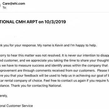 National Car Rental - Form letter reply after Aaron from Columbus location left me a VM. - Car Rental Near Me - Columbus, Ohio National Car Rental - Form letter reply after Aaron from Columbus location left me a VM. - Car Rental Near Me - Columbus, Ohio