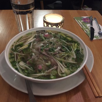 Thi Minh - Notice utensils are on the other side of the table. Waitress was too lazy to adjust it when I was seated. - Vietnamese Near Me - Munich, BY