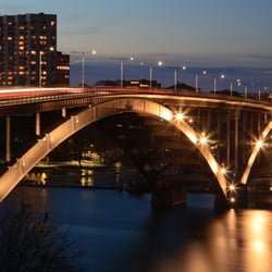 Västerbron - Västerbron på kvällen