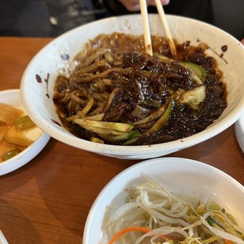 Hanwoori Korean Restaurant - Mixed black bean noodle - Korean Near Me - Burnaby, British Columbia