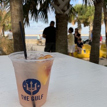 The Gulf - peach sangria - looks better than it tasted - Burgers Near Me - Orange Beach, Alabama