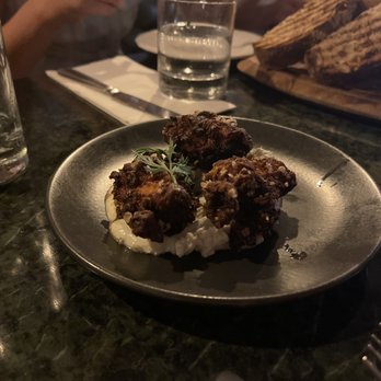The Bon Vivant - Chicken thighs, jalapeño cream cheese - Modern European Near Me - Edinburgh, EDH The Bon Vivant - Chicken thighs, jalapeño cream cheese - Modern European Near Me - Edinburgh, EDH