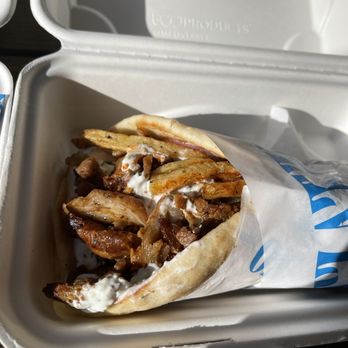Nick the Greek - Pork Belly Gyro Pita - Mediterranean Near Me - Thousand Oaks, California