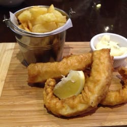 Thatch Bar & Grill - Fish and Chips were fresh and so, so good!