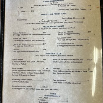 4 Caminos Restaurant - Menu - Mexican Near Me - Oakland, California