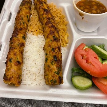 Zaffron - Chicken Seekh Kabob Platter - Afghan Near Me - Woodbridge, Virginia Zaffron - Chicken Seekh Kabob Platter - Afghan Near Me - Woodbridge, Virginia