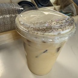 Smoked brown sugar iced latte Smoked brown sugar iced latte