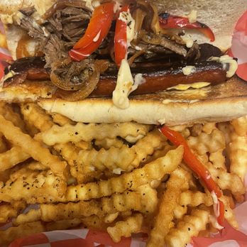 First Round - Philly dog - Sports Bars Near Me - Omaha, Nebraska