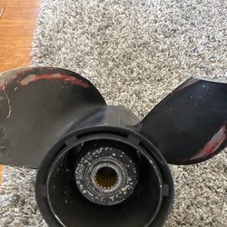 West Marine - Blade crack on the left... my fault. Blade gone on the right...??