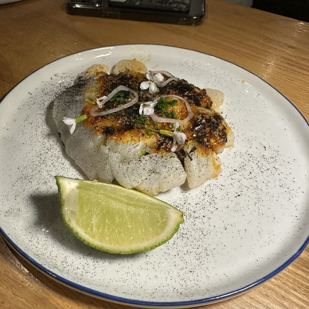 Scallop tostada Scallop tostada