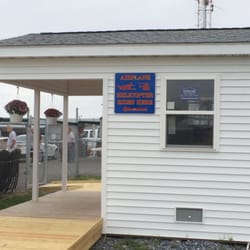Ocean City Municipal Airport - Helicopter and airplane ride registration building.