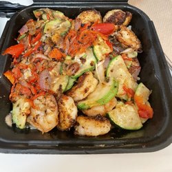 WRAP - A - LOT Fresh Express - Shrimp rice bowl!