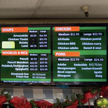 Pinoy Handaan Express - Soups, Chicken, Pork, Rice and Noodles Menu December 2025 - Filipino Near Me - Daly City, California Pinoy Handaan Express - Soups, Chicken, Pork, Rice and Noodles Menu December 2025 - Filipino Near Me - Daly City, California