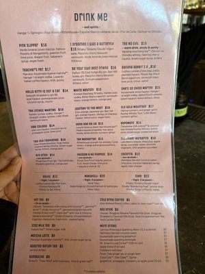 Menu photo 6 The Rabbit Hole San Francisco, CA